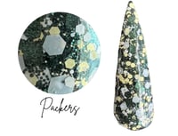 Image 3 of PACKERS- NFL nails, football nails