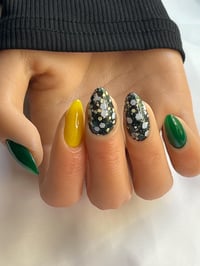 Image 4 of PACKERS- NFL nails, football nails