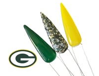 Image 5 of PACKERS- NFL nails, football nails