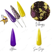 Image 7 of VIKINGS- NFL nails, football nails