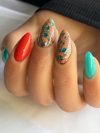 Image 1 of DOLPHINS- NFL nails, football nails