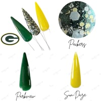 Image 7 of PACKERS- NFL nails, football nails