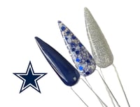 Image 4 of COWBOYS- NFL nails, football nails