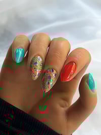 Image 3 of DOLPHINS- NFL nails, football nails