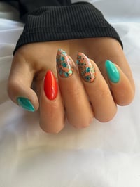 Image 5 of DOLPHINS- NFL nails, football nails