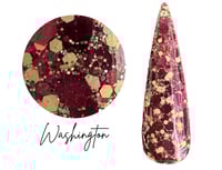 Image 2 of COMMANDERS- NFL nails, football nails