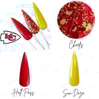 Image 8 of CHIEFS- NFL nails, football nails