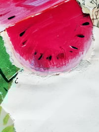 Image 4 of februllage studio originals, day thirteen: ‘watermelon’