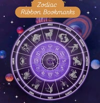 Image 1 of Zodiac Ribbon Bookmarks ✨