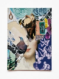 Image 1 of februllage studio originals, day nineteen: ‘pigeon’