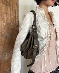 Image 4 of KHAKI LEATHER BAG