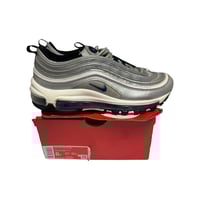 Image 3 of Nike Air Max 97 GS "Purple Bullet" Metallic Silver Persian Violet 921522-027 Size 6Y