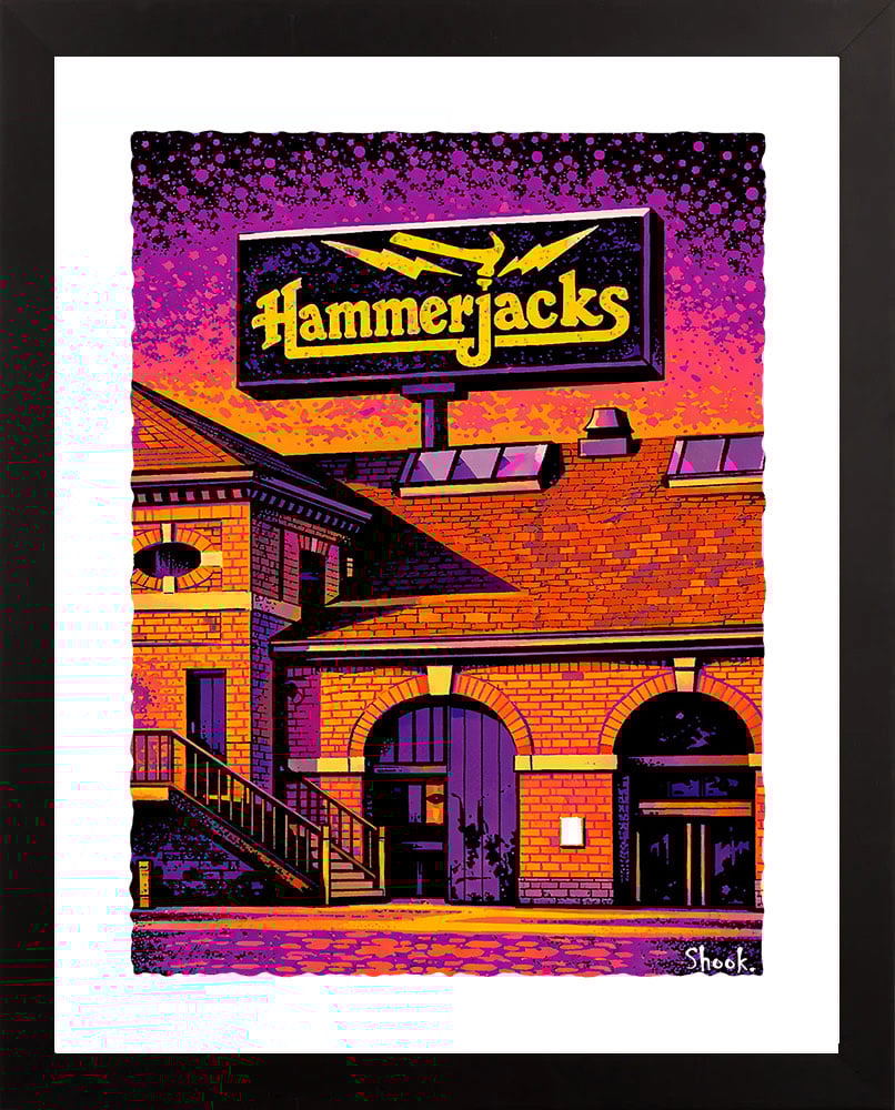 Hammerjacks - Baltimore MD Art Print (Multi-size options)