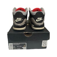 Image 2 of Nike Air Jordan 3 Retro PS "Black Cement" DM0966-010 Size 2Y w/ Box