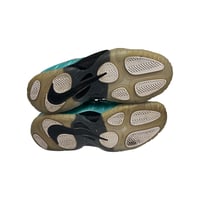 Image 4 of Nike Little Posite Pro GS "Island Green" Metallic Platinum 644792-303 Size 6.5Y