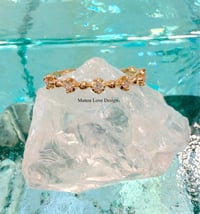 14k solid gold 0.18 ct diamond stackable ring