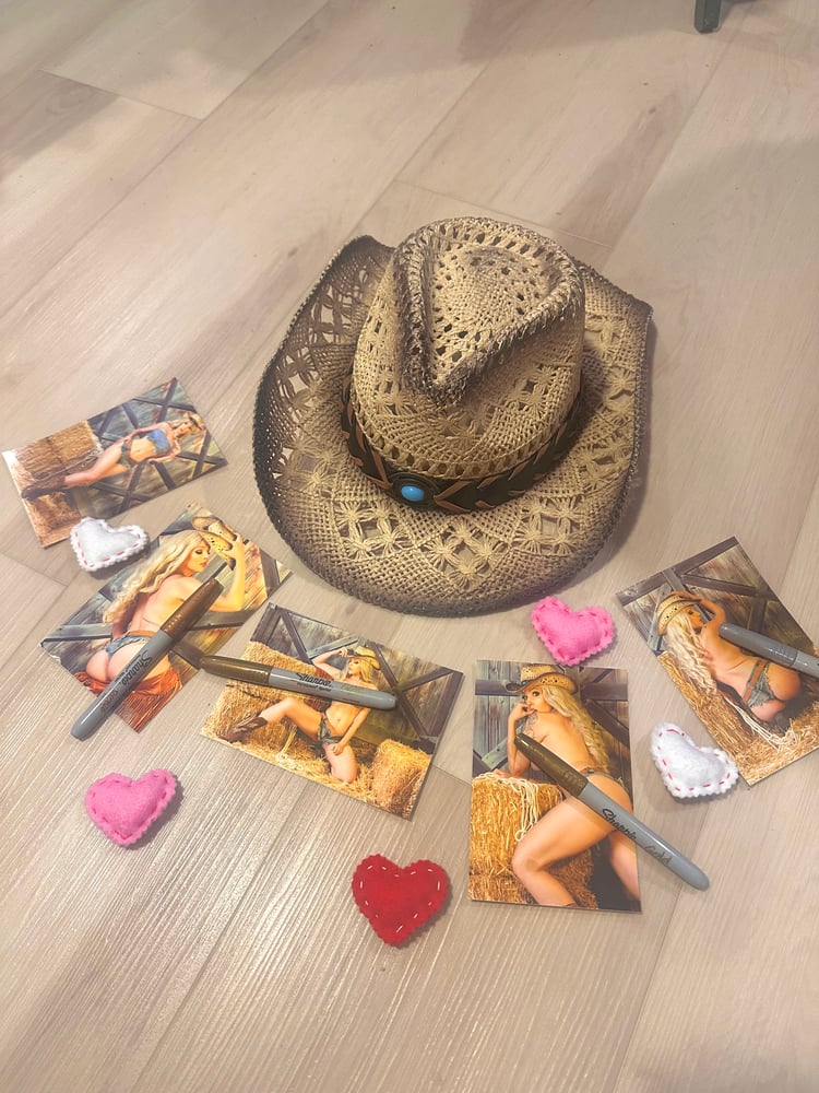 Image of Signed cowgirl 4x6 photo bundle (five photos)