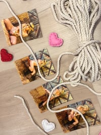 Image 2 of Shibari rope from cowgirl photoshoot and 4 signed 4x6s