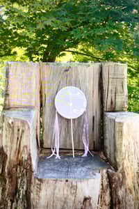 Image 3 of Museum Co-branded Chinese Traditional Handmade Silk Woven Fan - Butterflies