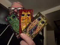 Tiny Free Verse Owls / 3-Piece Micro Art Set & Zine Series, Vol. 2 / #26 of 65