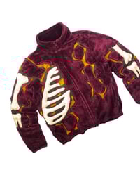 Image 4 of Re-worked 1 of 1 Lava Vein Skeleton Jacket (Size Small)