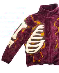 Image 7 of Re-worked 1 of 1 Lava Vein Skeleton Jacket (Size Small)