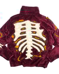 Image 8 of Re-worked 1 of 1 Lava Vein Skeleton Jacket (Size Small)