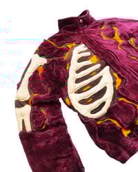 Image 10 of Re-worked 1 of 1 Lava Vein Skeleton Jacket (Size Small)