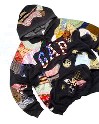 Image 5 of Re-worked 1 of 1 Batik Scrap Culture GAP Hoodie (Size L)