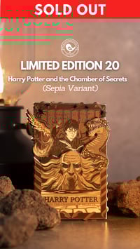 Image 1 of BOOK 2 , SEPIA VARIANT: 4" Poster Pin (Limited Edition 20)