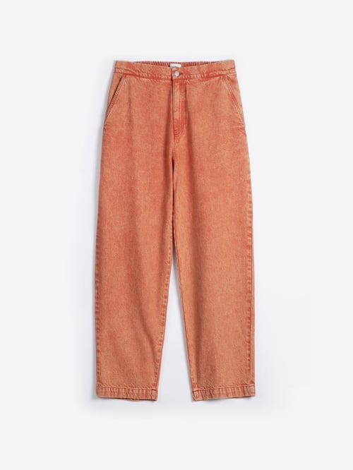Image of 2-Pantalón washed relaxed fit