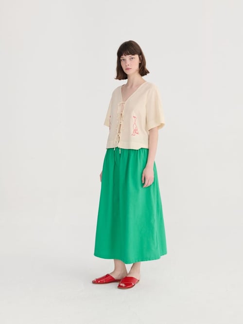 Image of 1-Blusa Embroldery Tied