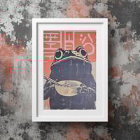 Image 1 of Frog Print Excellent Condition  Print A3 