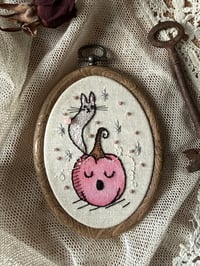 Image 1 of Be Mine Bunny Ghost Embroidery