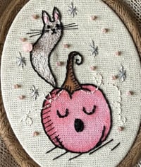 Image 2 of Be Mine Bunny Ghost Embroidery