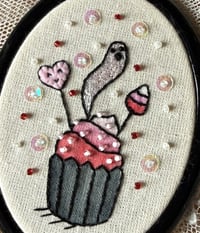 Image 2 of Spooky Sweetheart Cupcake Embroidery