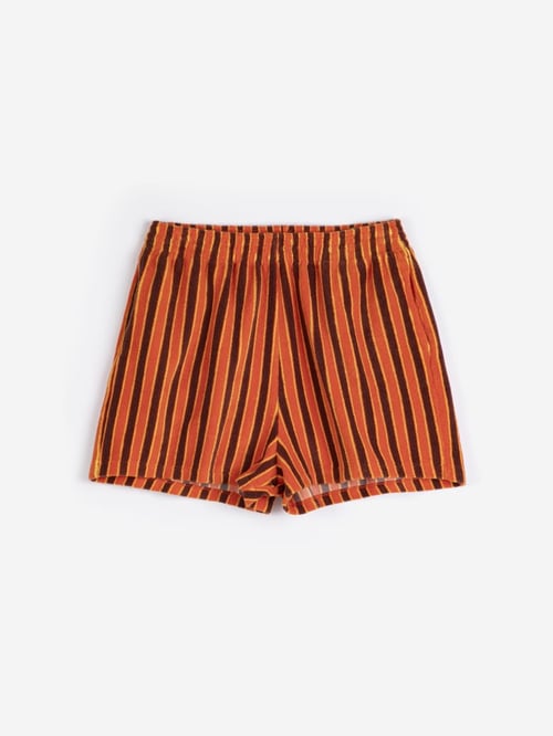 Image of 2-Shorts Striped Terry