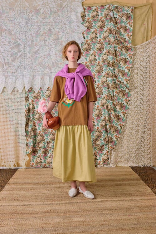 Image of 1-Camiseta Pixel Flowers Oversize 