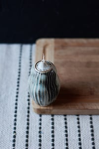 Image 3 of Oil Lamp - Oxides wash and clear glaze 