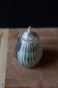 Image 4 of Oil Lamp - Oxides wash and clear glaze 