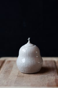 Image 1 of Oil Lamp - Clear Craquelè Glaze