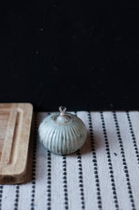 Image 3 of Oil Lamp- Oxides wash and clear glaze 