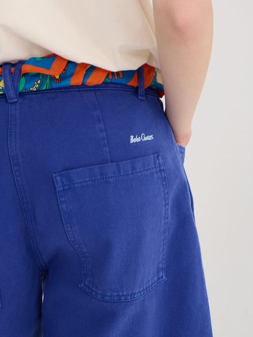 Image of 2-Bermudas pleated twill
