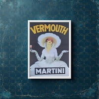 Image 2 of Vernmont Vintage Style Poster on canvas Framed A3