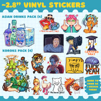 misc. vinyl stickers