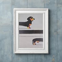 Image 1 of Sausage Dog Print 