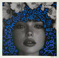 "Saskia Doodle" 50x50cm 