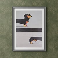 Image 2 of Sausage Dog Print 