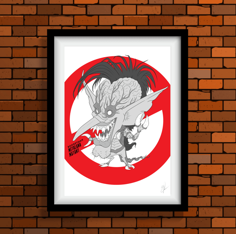 A3 BOOGIE MONSTER POSTER PRINT