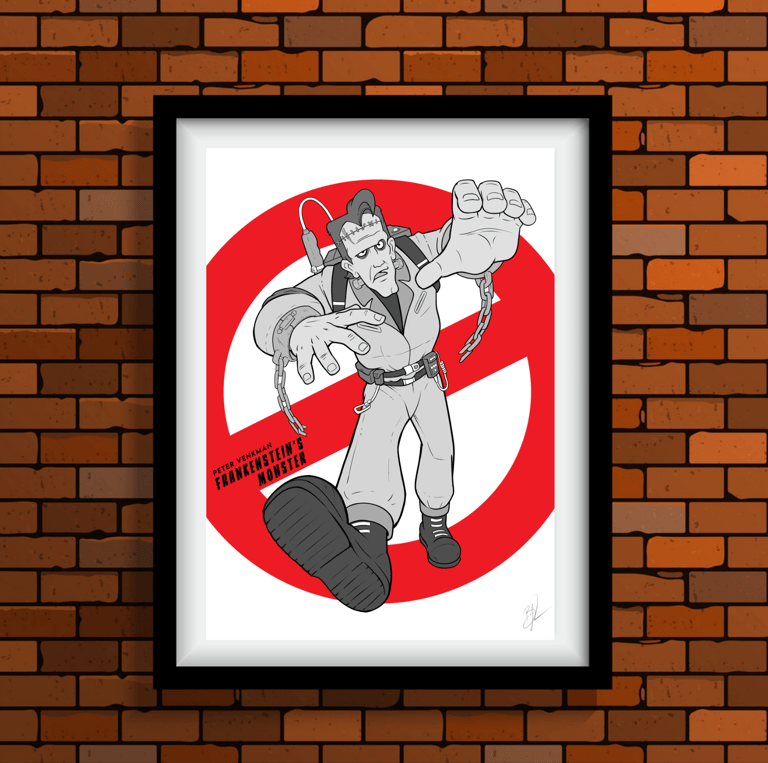 A3 PETE MONSTER POSTER PRINT